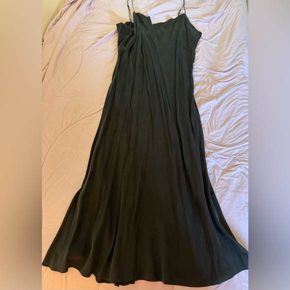J. Crew Black Spaghetti Strap Maxi Dress - Picture 1 of 3